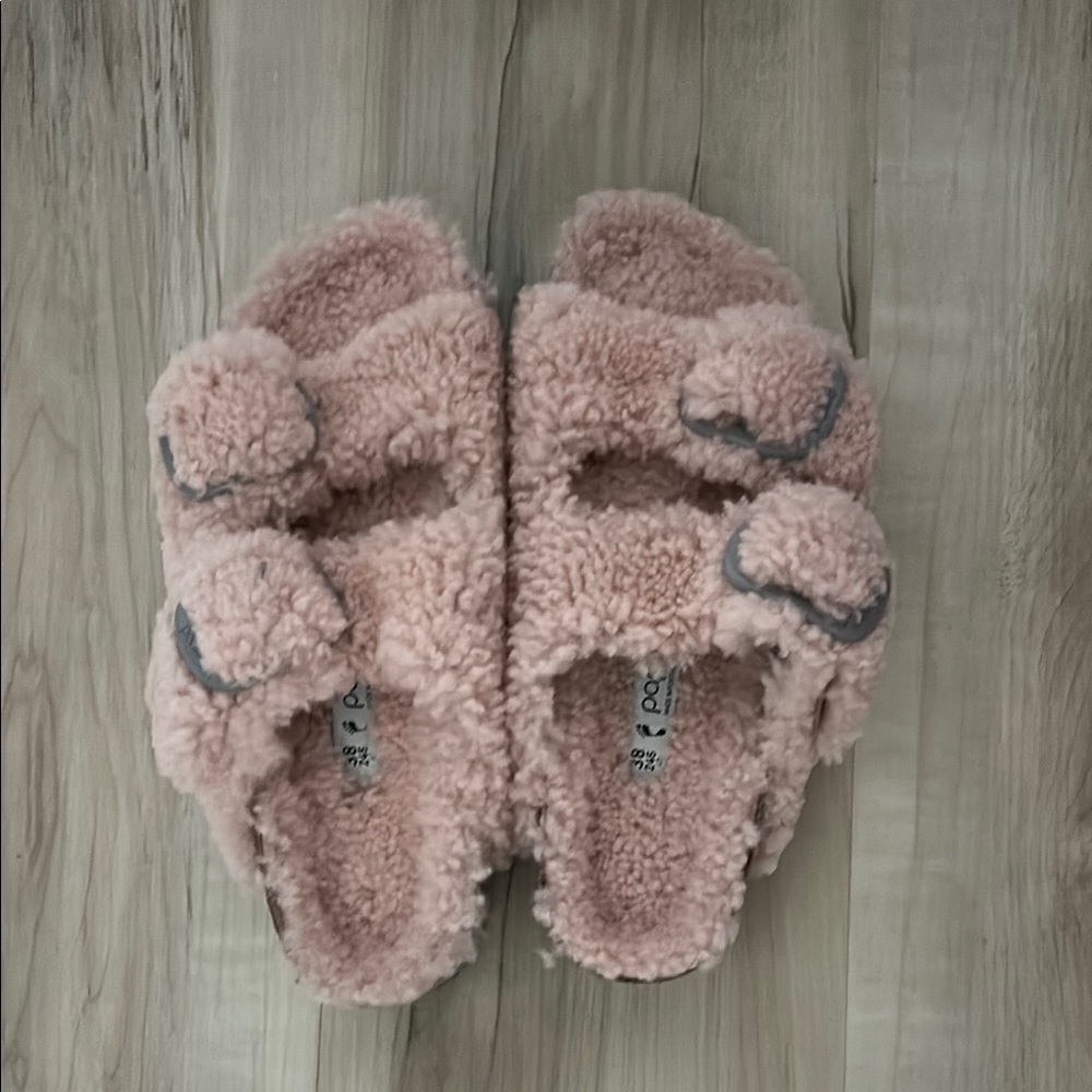 Papillio Pink Fuzzy Slippers